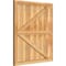 Ekena Millwork Framed Board-n-Batten Shutters w/Z-Bar, Rough Sawn Western Red Cedar, 32 1/4W x 36H, PR RBF06Z32X036RWR - alternate 3